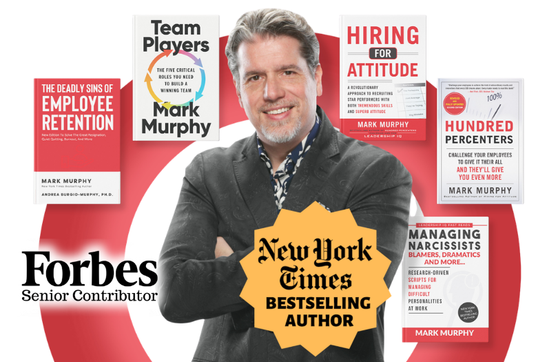 Mark Murphy with his books and New York Times Bestselling Author seal